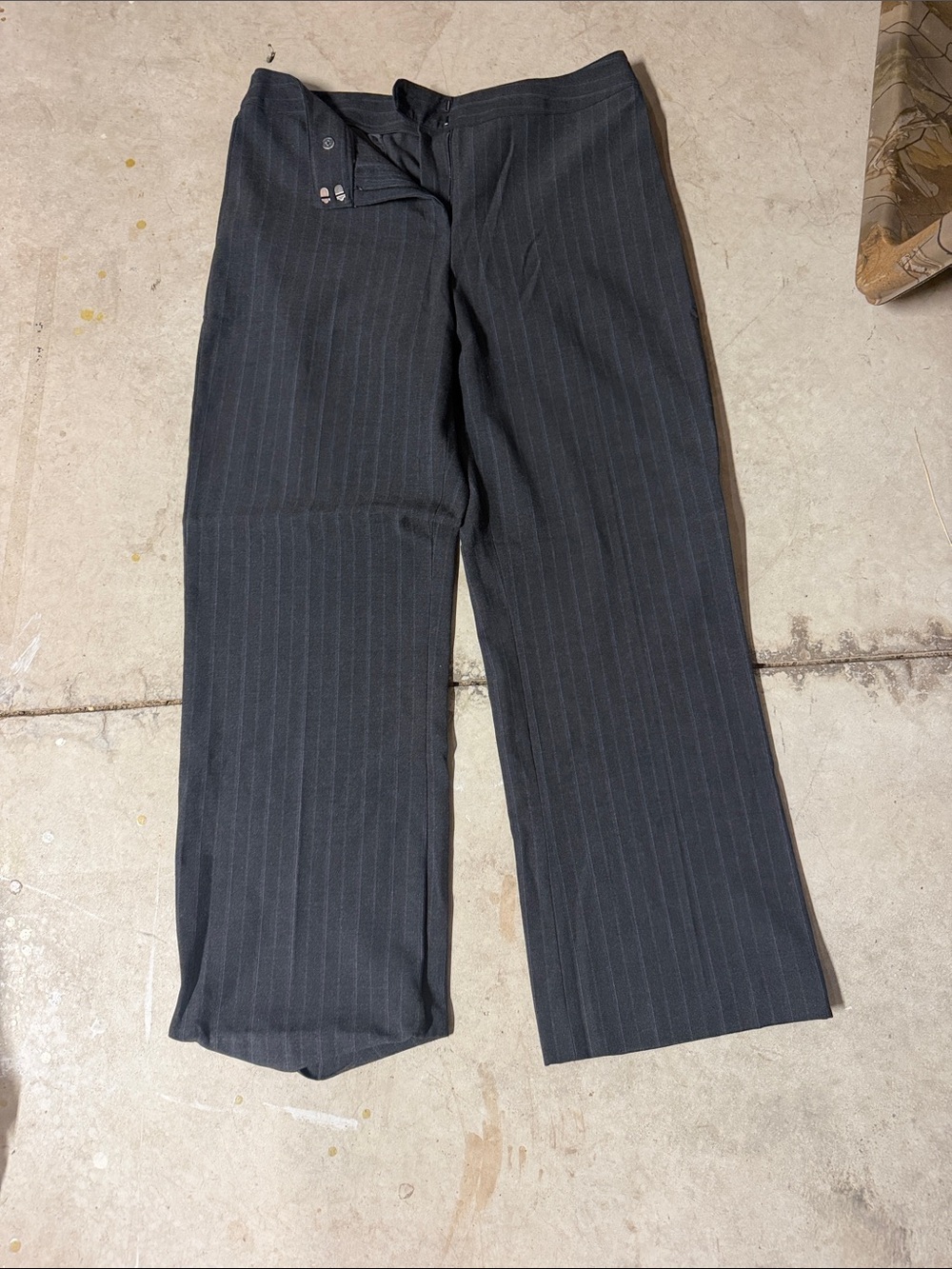 Apt. 9 Women's Black Pinstripe Wide-Leg Pants